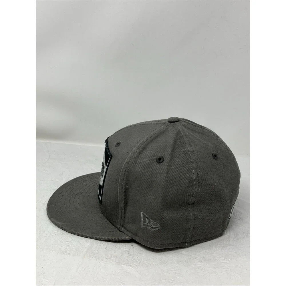 Harley Davidson New Era Hat Mens 7 1/4 Gray 59FIFTY Biker Motorcycle Cap Fitted